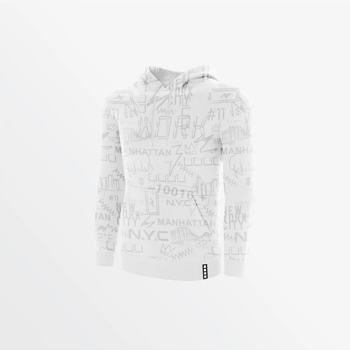 MEN'S FLEECE GRAPHIC PRINT PULLOVER HOODIE Durable Weave Everyday Look