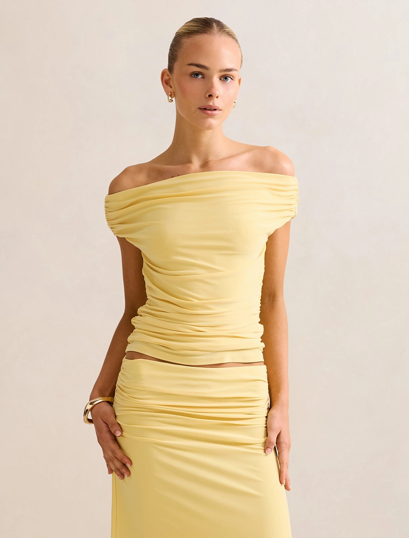 Mimi Off Shoulder Top Reinforced Seams