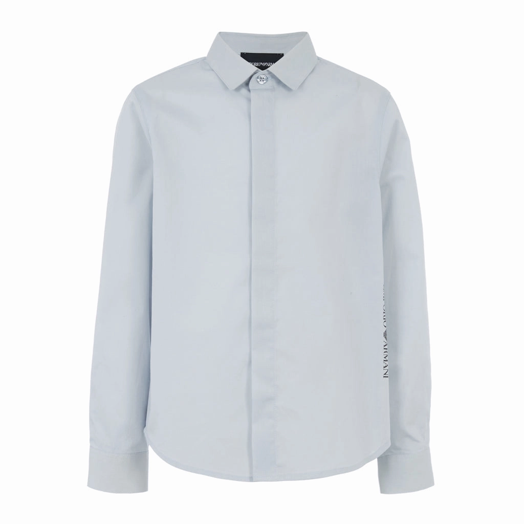 Subtle Texture Weave Emporio Armani Junior Classic Shirt