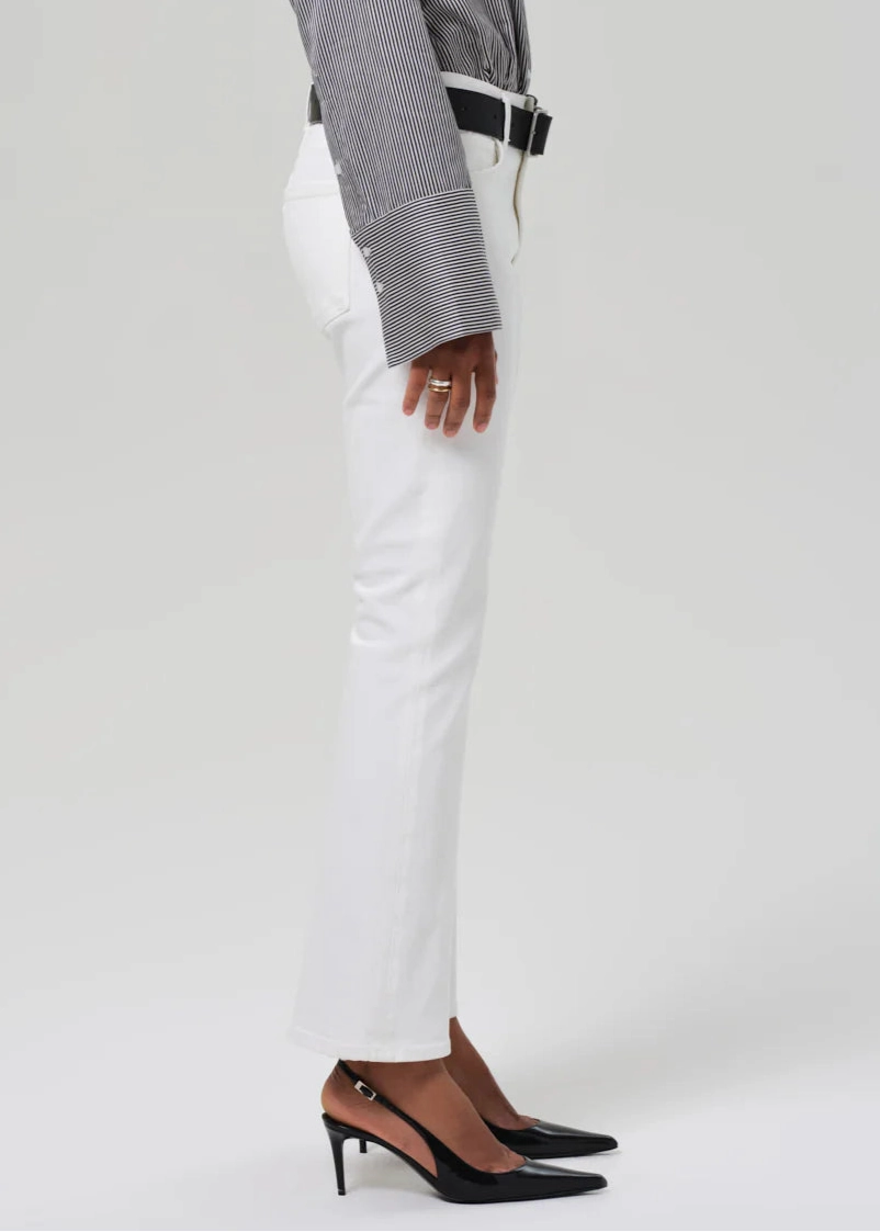 Performance Wear Lilah High Rise Bootcut Jeans 32.5" - Soft White