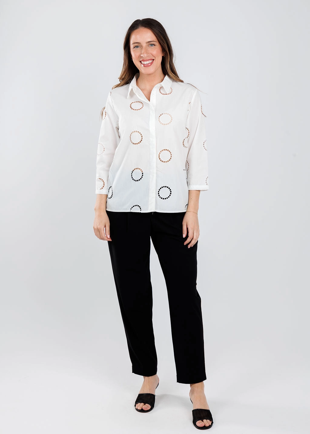 Liliana 7/8 Pants with Pocket - Black Durable Stitching