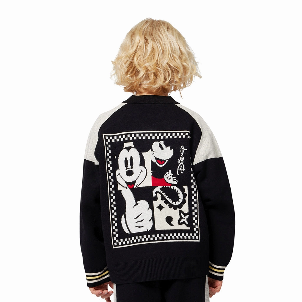 Seamless Welded Construction MoistureWickingLining Little Marc Jacobs X Mickey Mouse Knitted Cardigan