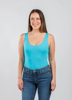 Sporty Style The Classic Micro Tank - Pacific