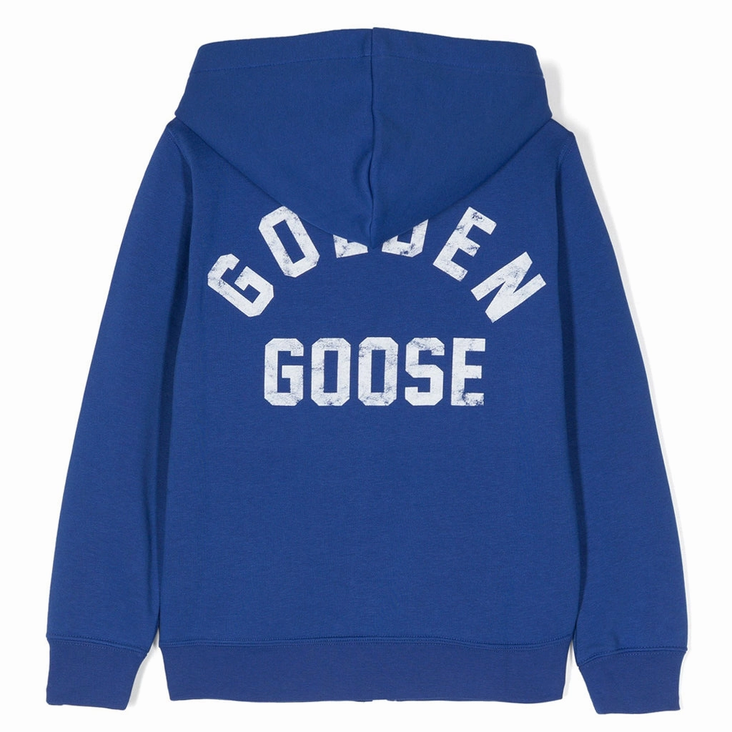 Logo Print Zipped Hoodie AntiPillingFinish