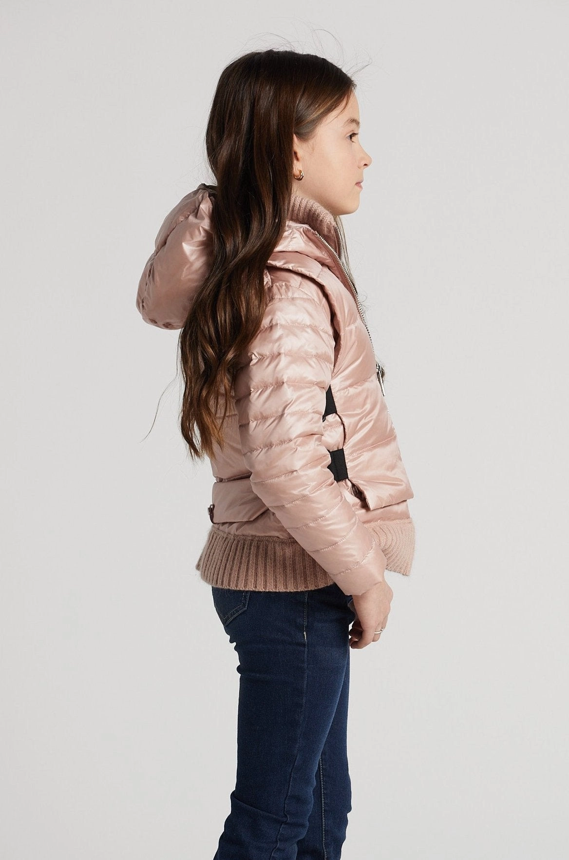 Compression Fit Technology RecycledPolyester Lola Quilted Full Zip Gilet w/ Adjustable Side Buckles