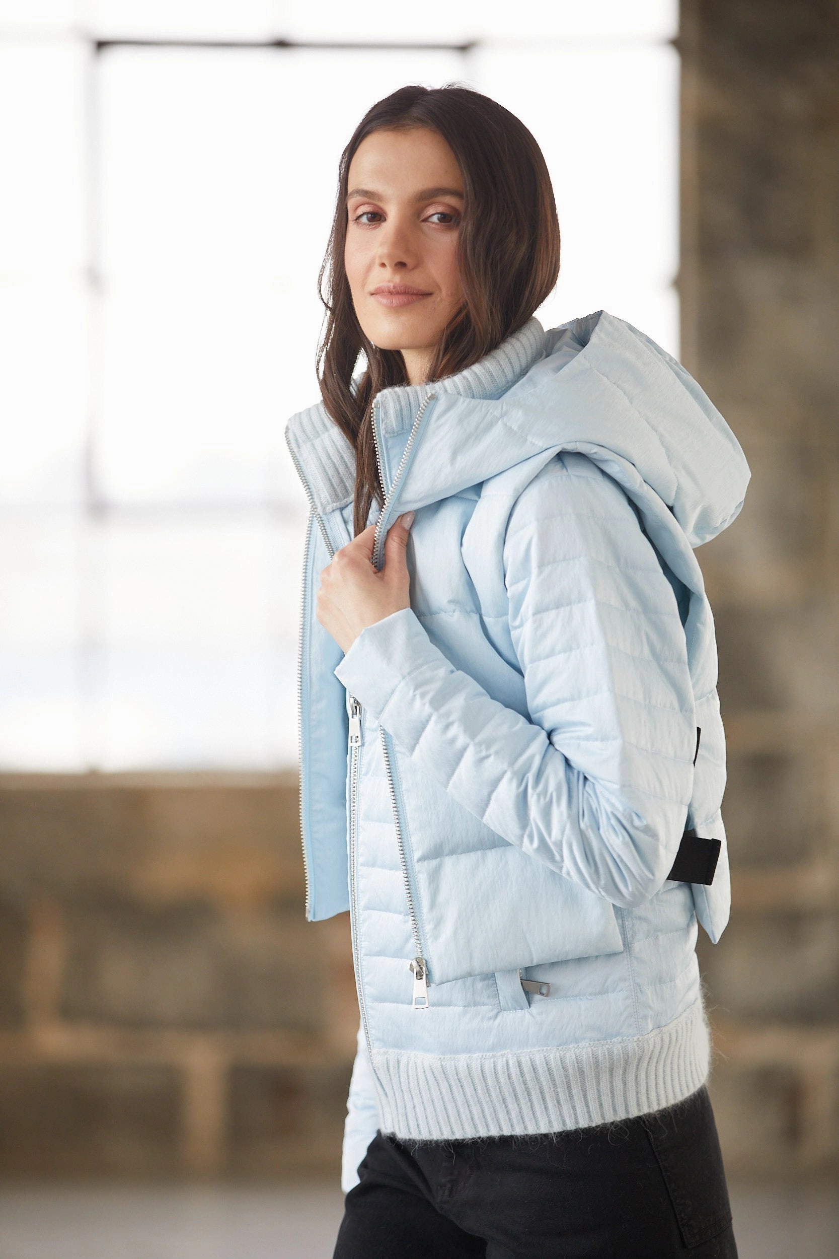 Sustainable Packaging Lightweight Feel Lola Quilted Full Zip Gilet w/ Adjustable Side Buckles