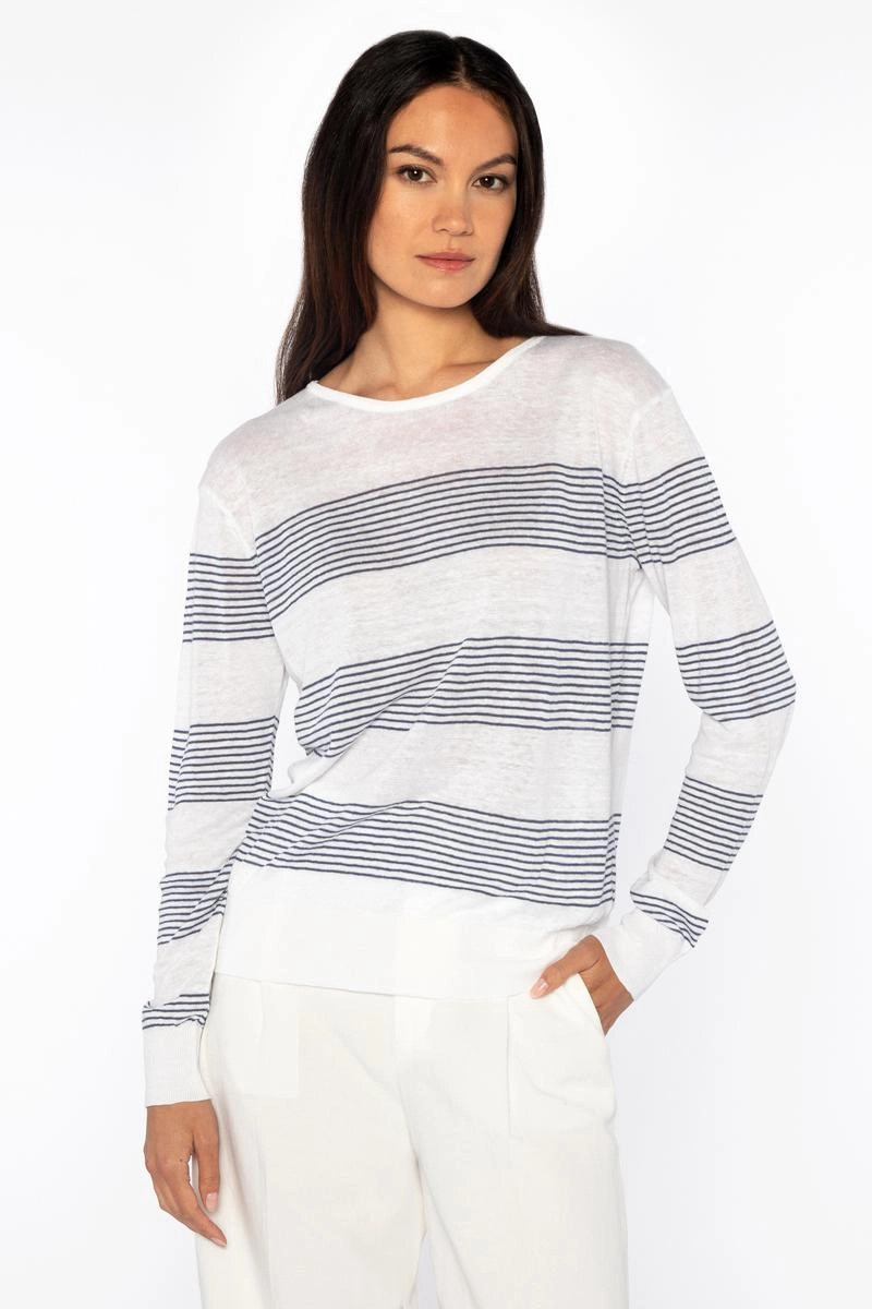 Comfy Warmth Micro Stripe Pullover