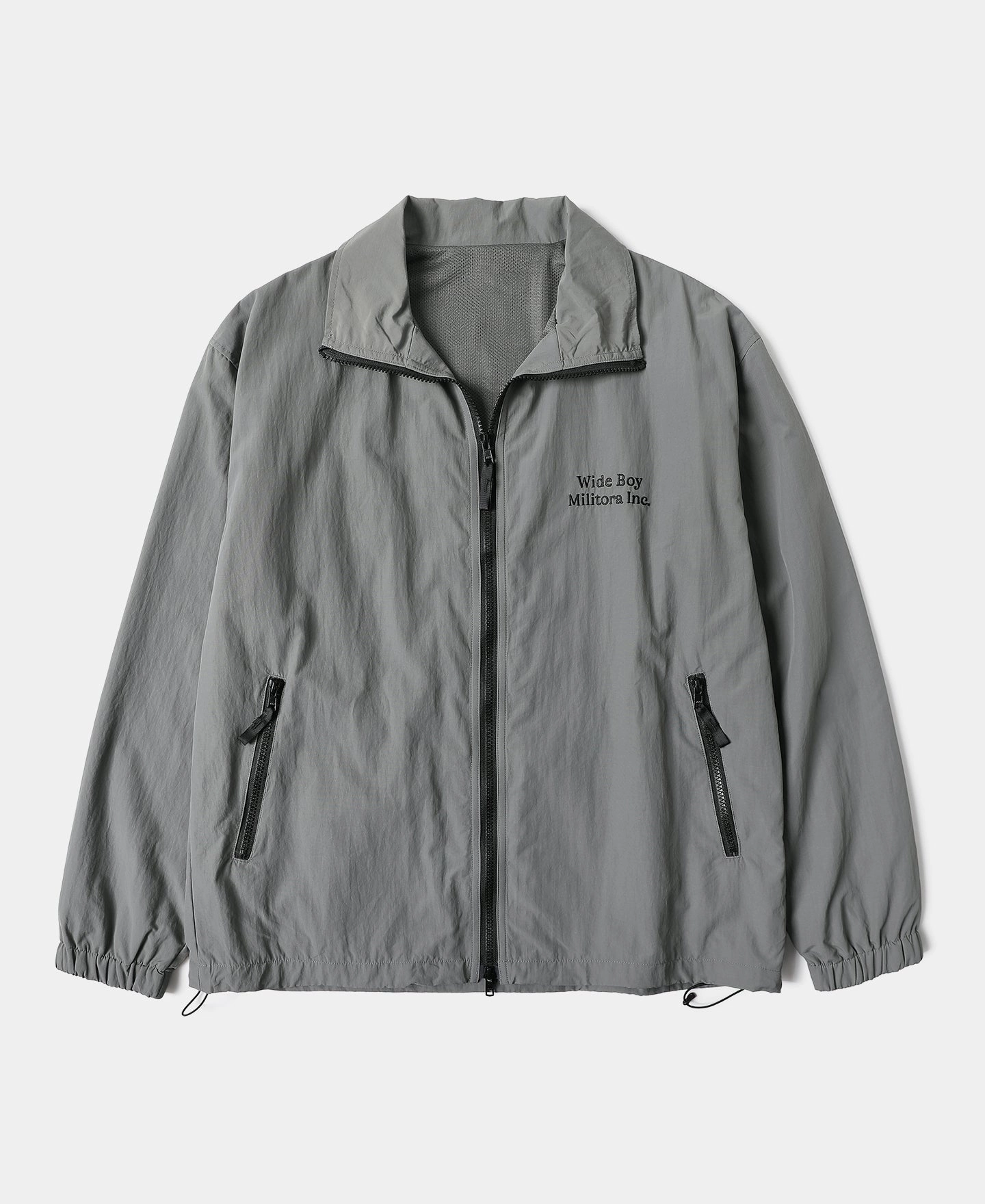 Moisture Managing Layer Lot 1013 Nylon Tracksuit Jacket - Gray