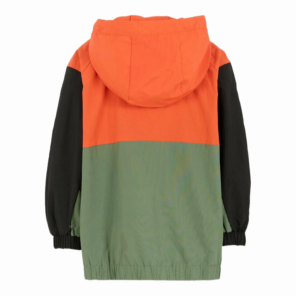 AdjustableHood Utility Pockets Stella McCartney Kids Logo Graphic Nylon Jacket