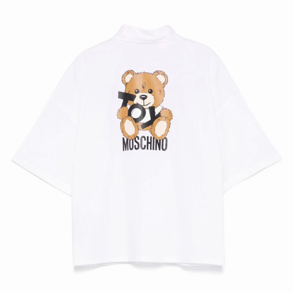 Moschino Kids Toy Bear Shirt Convertible Collar