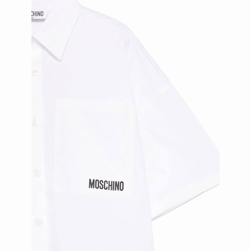 Brushed Microfiber Surface Moschino Kids Toy Bear Shirt