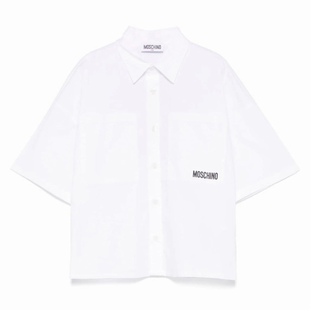 Moschino Kids Toy Bear Shirt Reversible Layering Tech FlatlockSeamTechnique