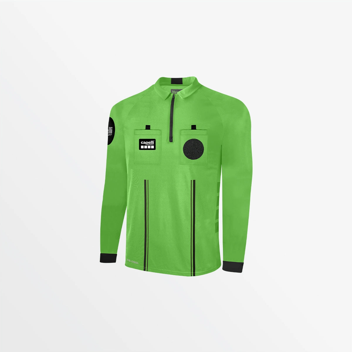 MEN'S OFFICIAL REFEREE 1/4 ZIP LONG SLEEVE JERSEY ReinforcedShoulders