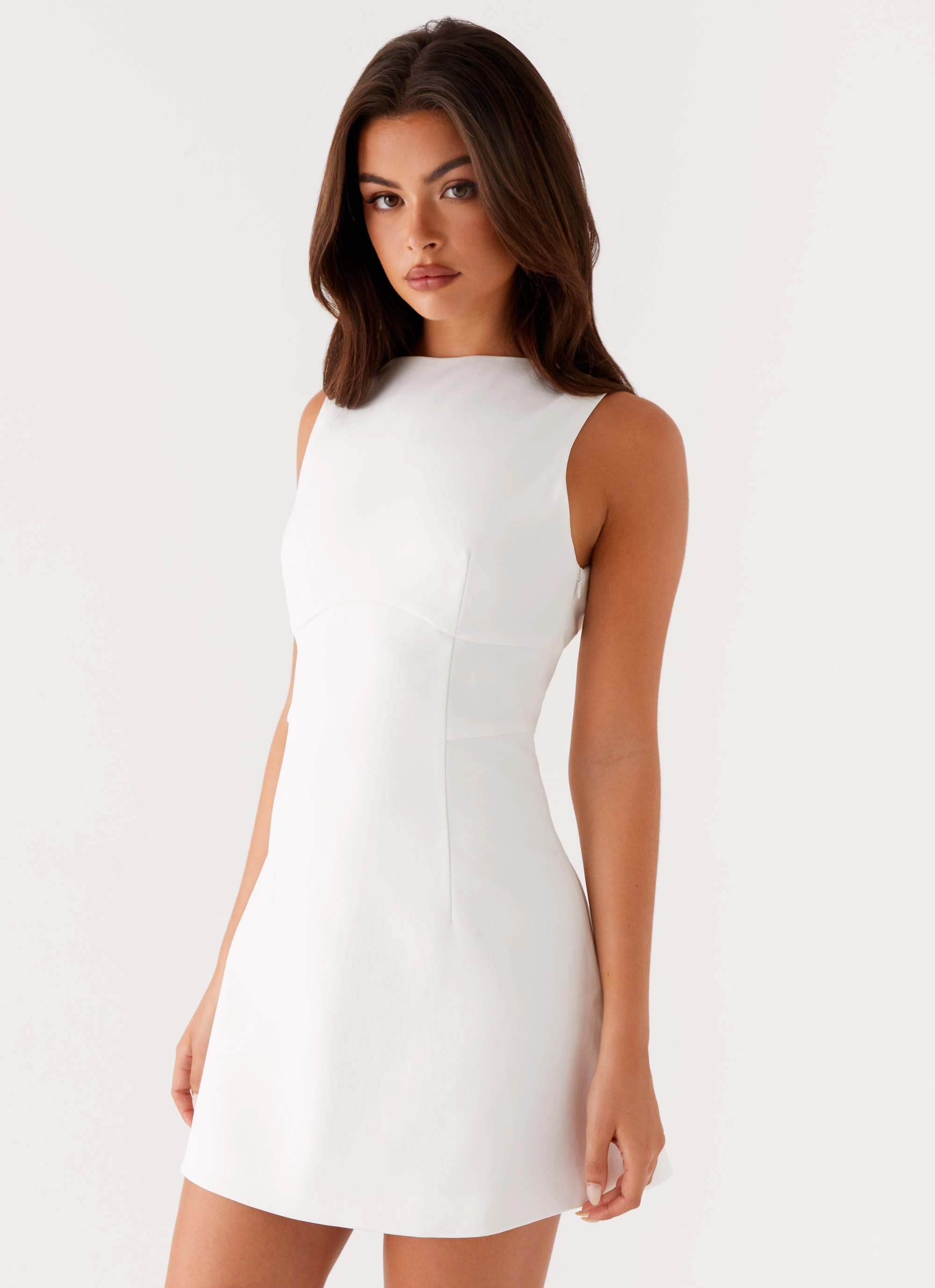 Lulita Mini Dress - White Warm Touch