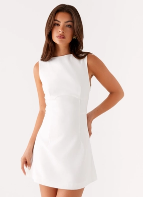 Lounge Fit Lulita Mini Dress - White