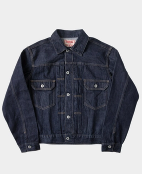 SoftInnerLayer Anti Pilling Texture 1950s Type 2 Selvedge Denim Jacket