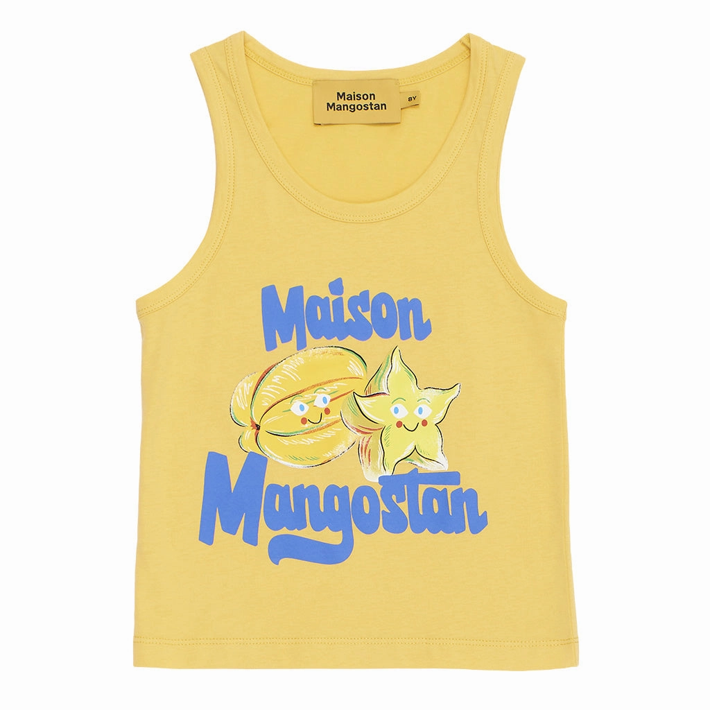 Maison Mangostan Crambola Logo Tank Microfiber Material CompactSize