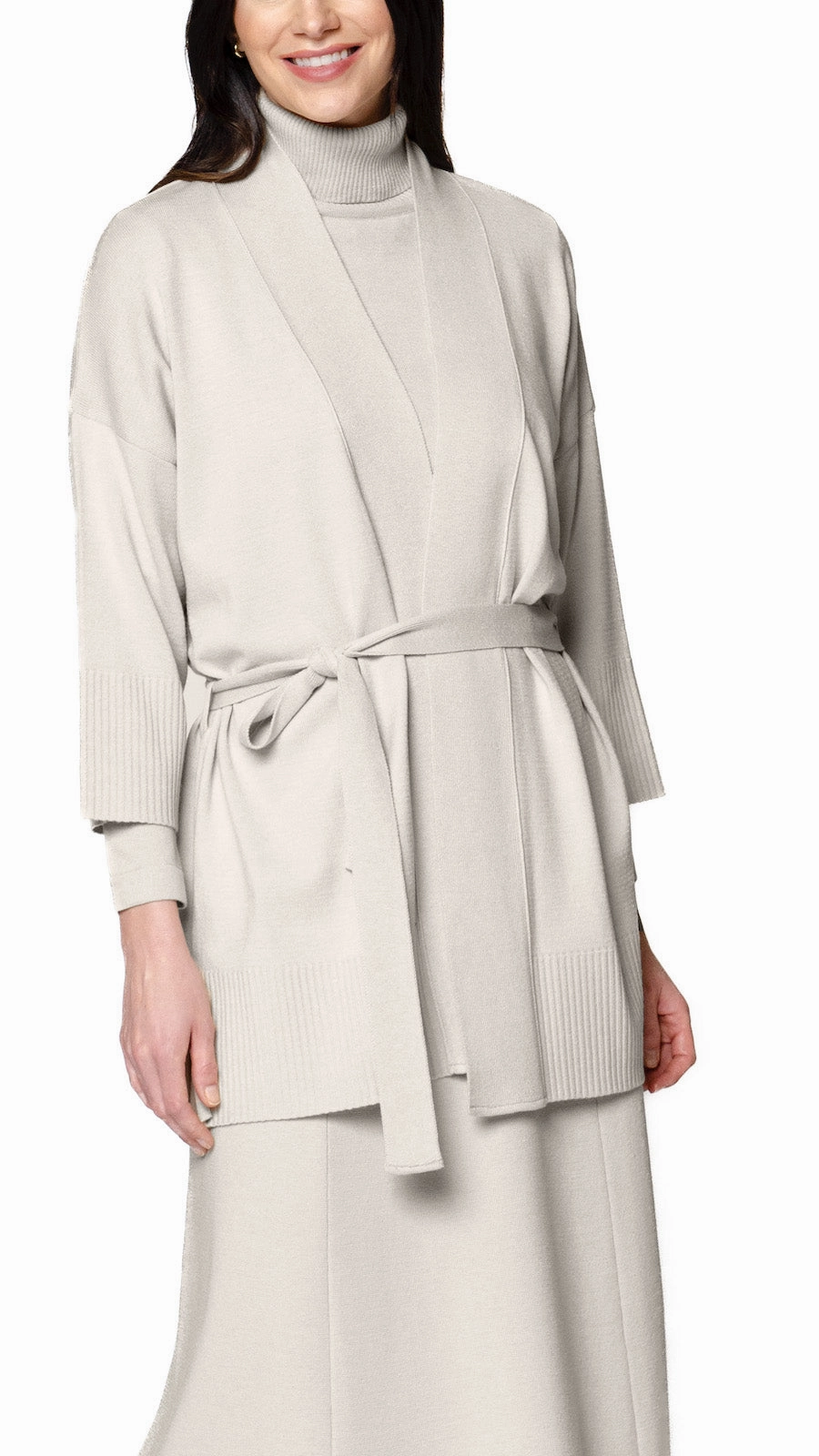 Reflective Safety Accents Martina Flat-Knit Vest - Mist