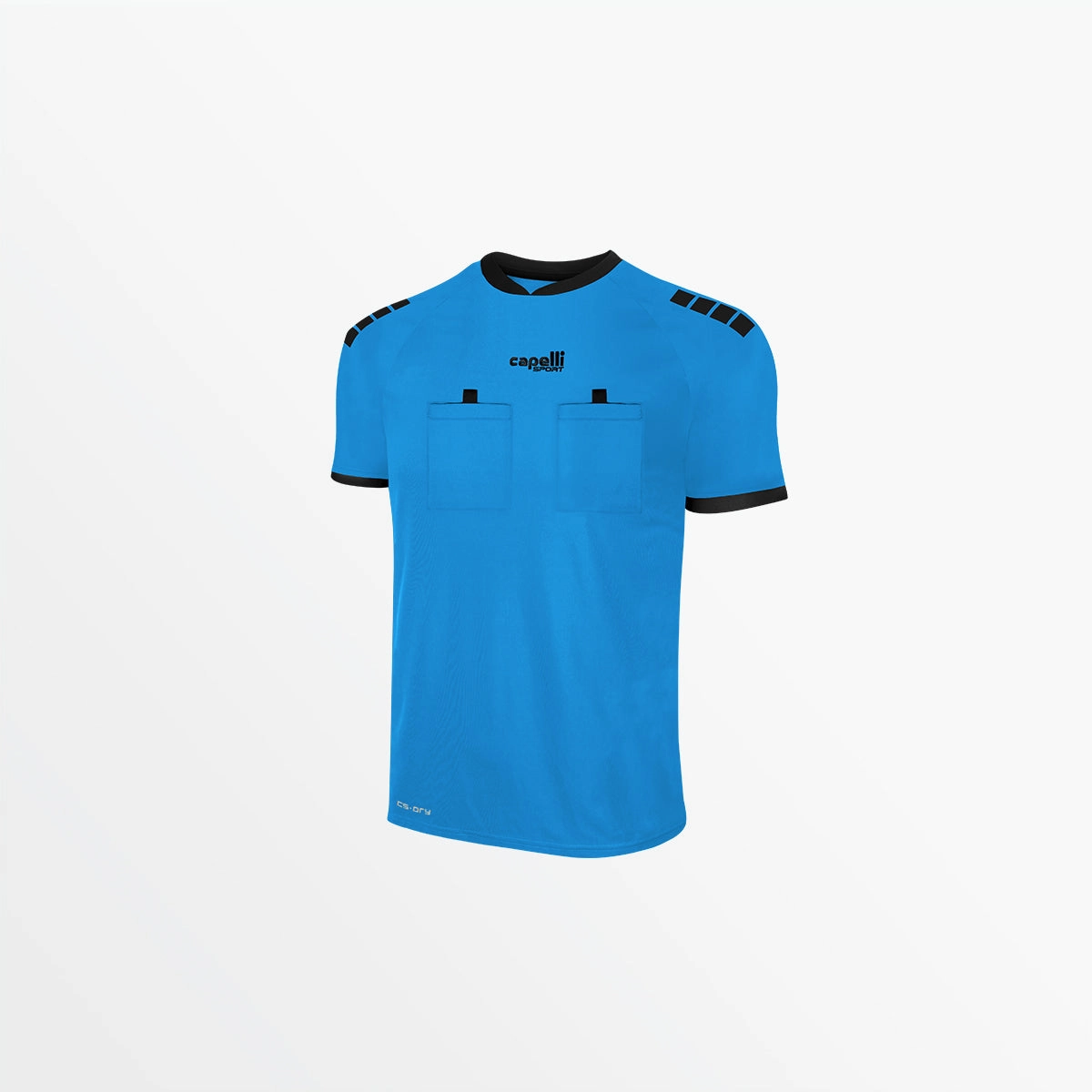 BondedSeams Double Needle Stitching MEN'S BASICS REFEREE SHORT SLEEVE JERSEY