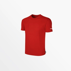 Low Profile Collar MEN'S BASICS TEE WITH SLEEVE LOGO