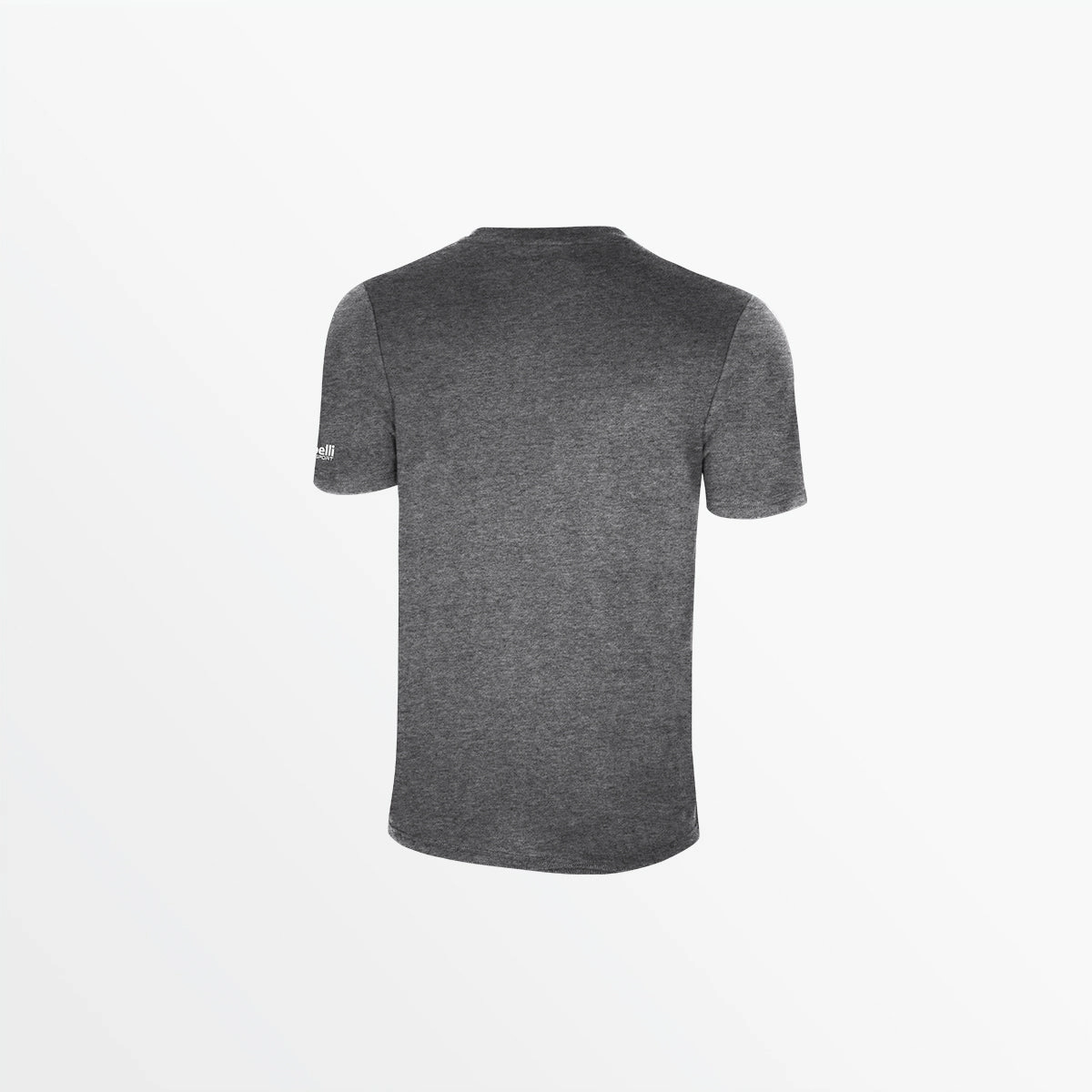 MEN'S BASICS TEE WITH SLEEVE LOGO Yarn Dyed Pattern Cloth Breathable Underarm Gussets