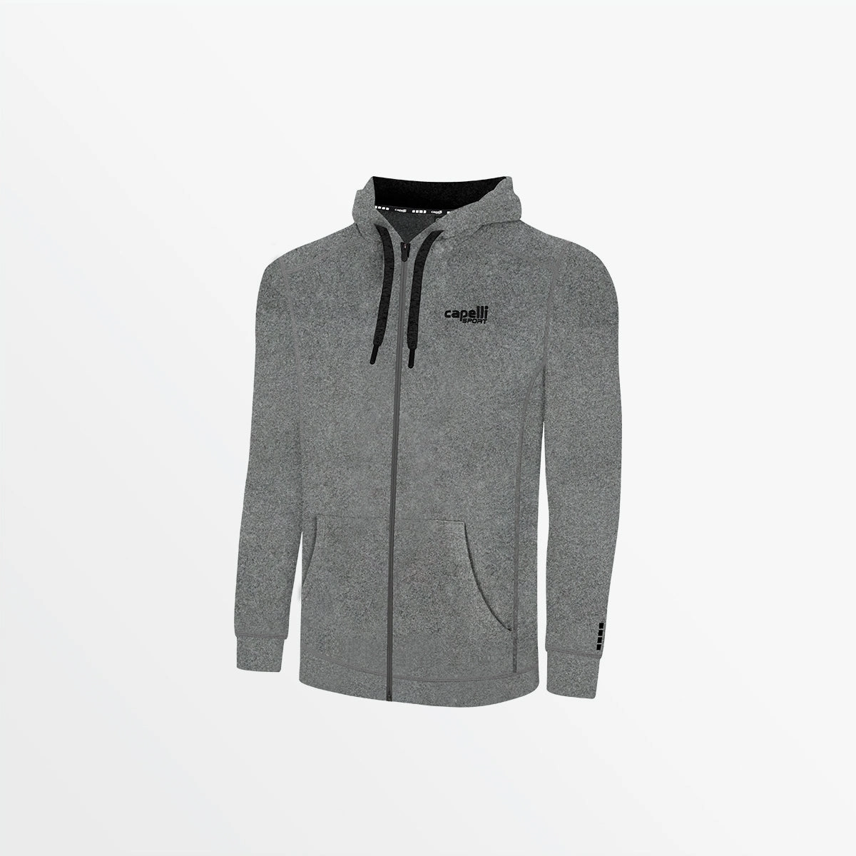 Athletic Look MEN'S ESSENTIAL HEATHER ZIP UP HOODIE