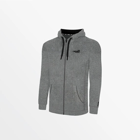 Athletic Look MEN'S ESSENTIAL HEATHER ZIP UP HOODIE