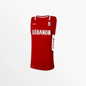 Sporty Blouse NonRestrictive MEN'S LEBANESE NATIONAL TEAM AWAY JERSEY