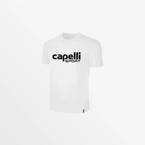 GarmentDyed Organic Cotton Fiber MEN'S LOGO CREW NECK TEE