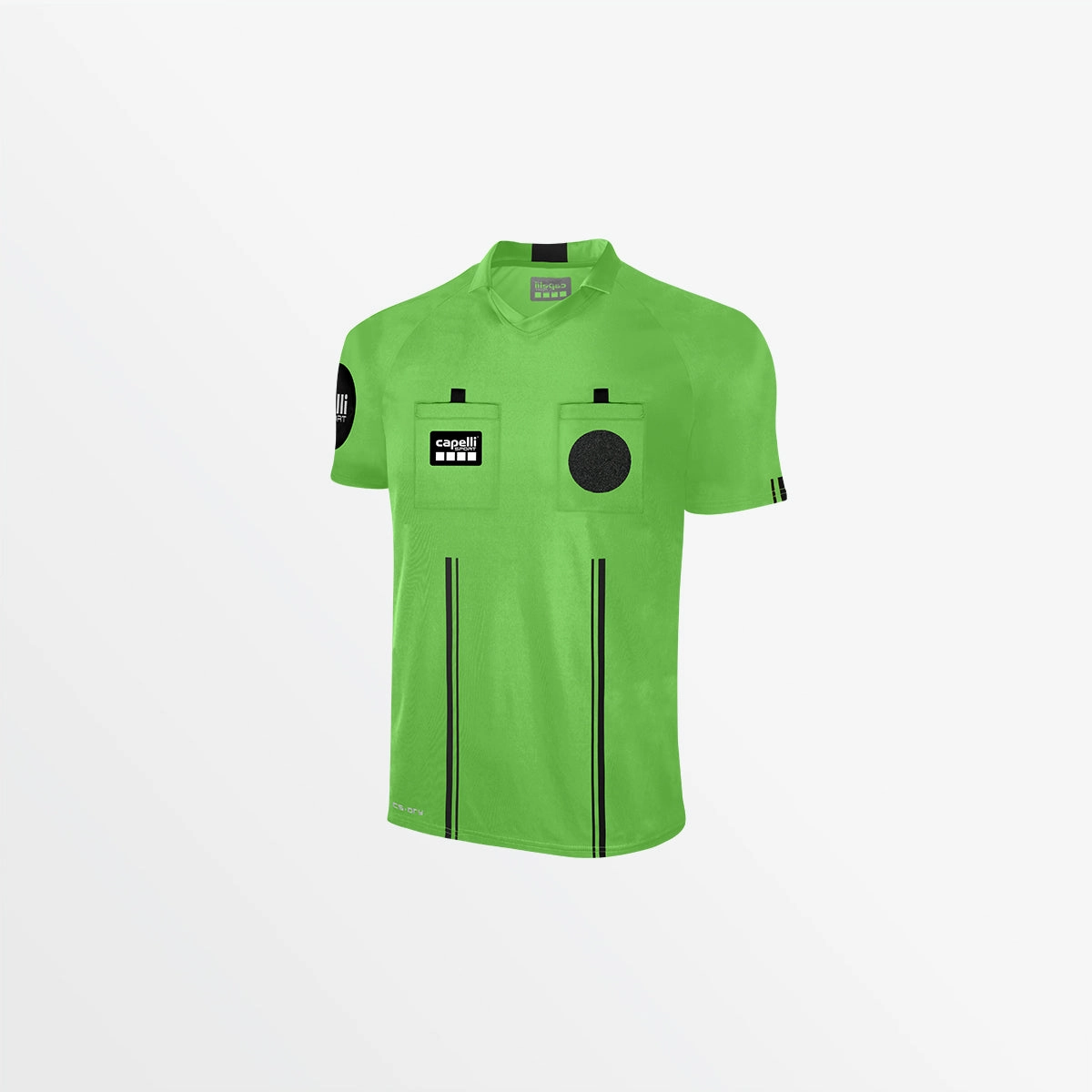 Layered Hemline MEN'S OFFICIAL REFEREE V-NECK SHORT SLEEVE JERSEY