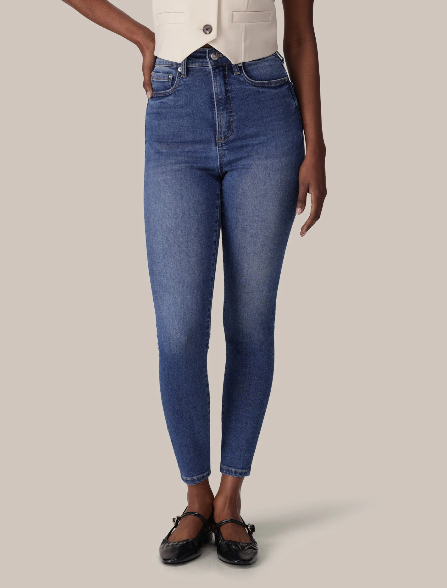 Flattering Design Wear Mila High-Rise Skinny Jeans