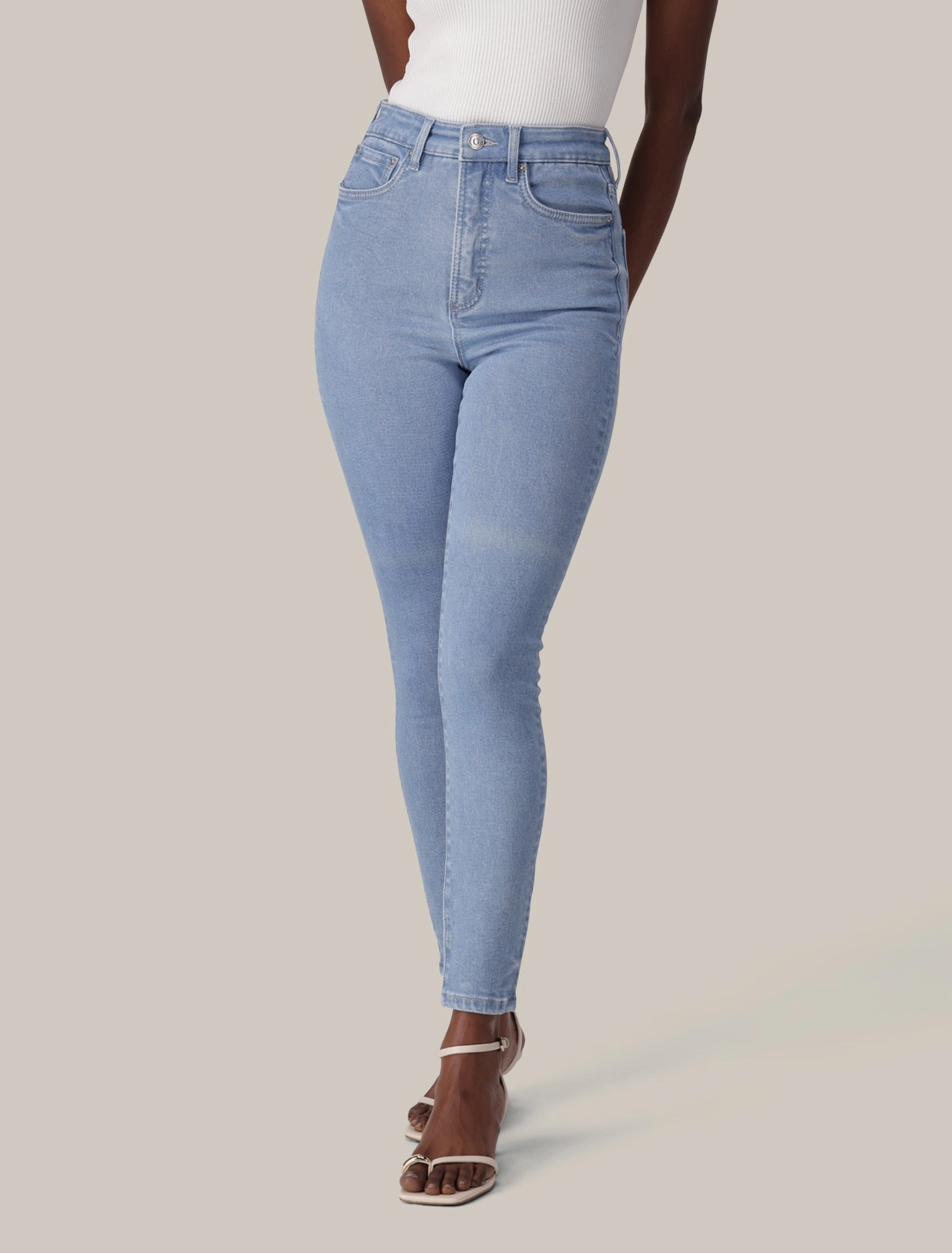 Mila High-Rise Skinny Jeans Relaxed fit wear Chilly Day Wear
