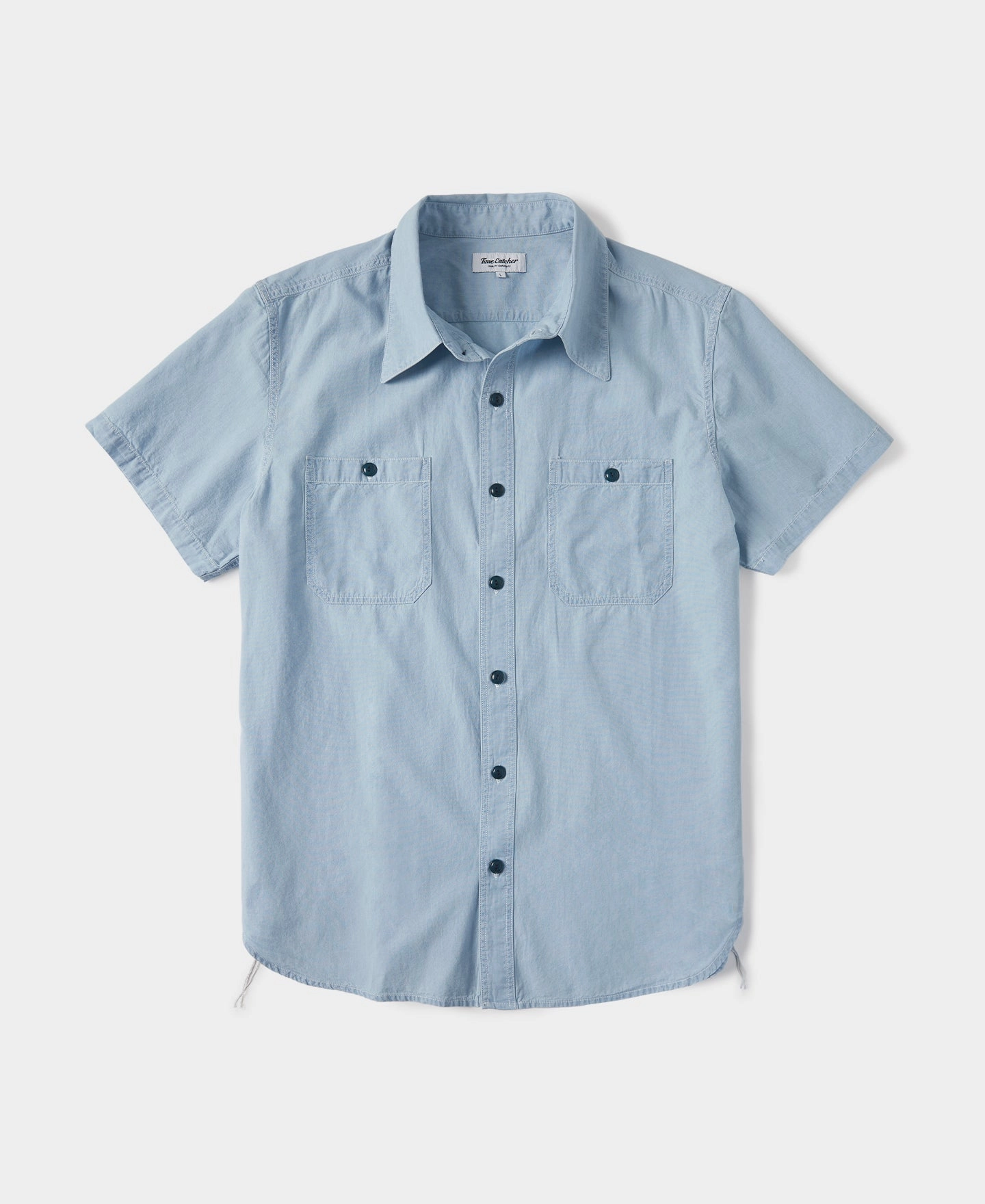 Creative Professional Military Wash Chambray Short Sleeve Workshirt