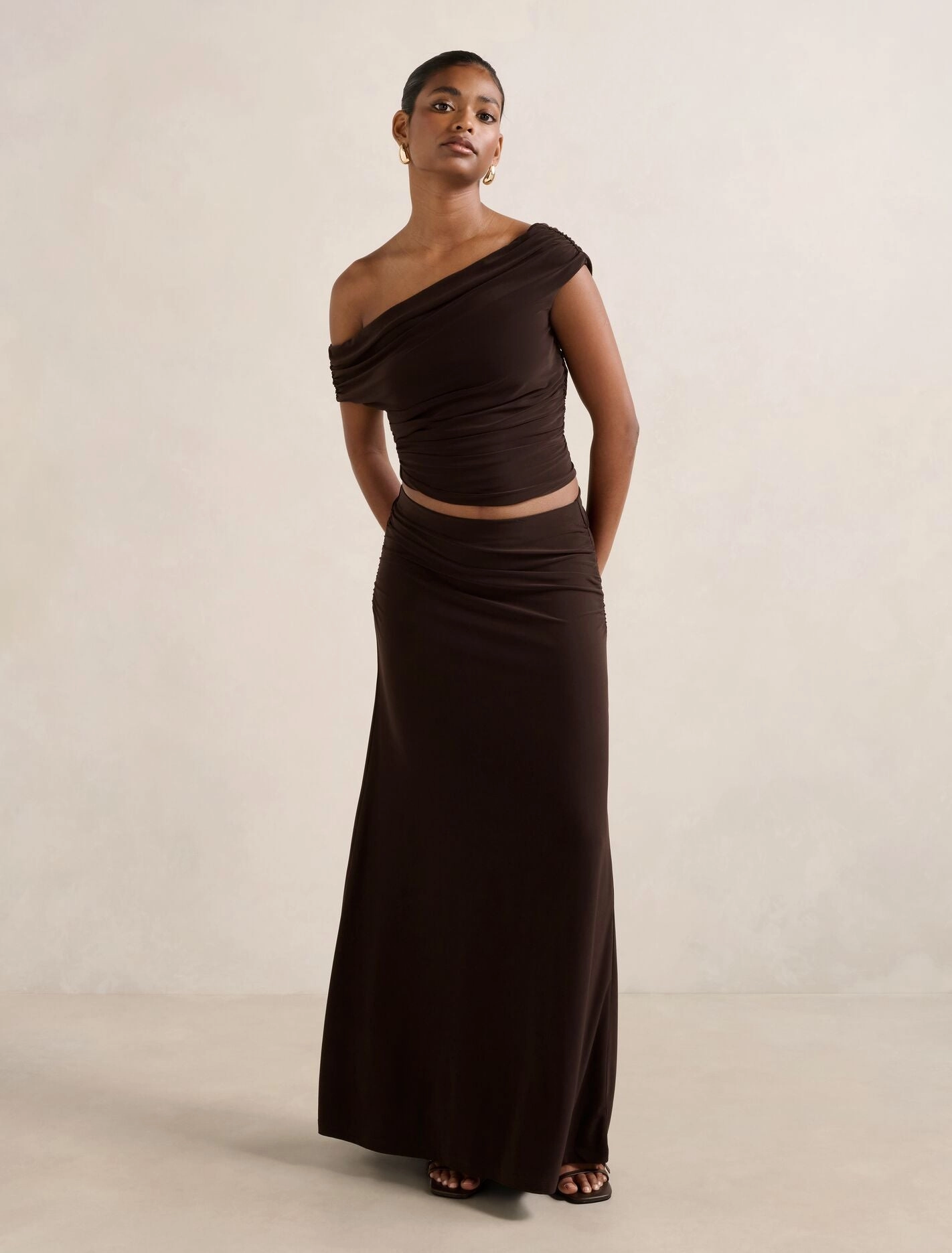 Mimi Petite Off Shoulder Top Odor Resistant