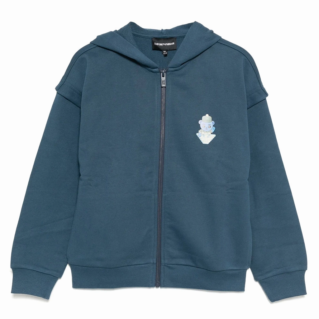 HeatRetentionTechnology Emporio Armani Junior Graphic Hooded Jacket