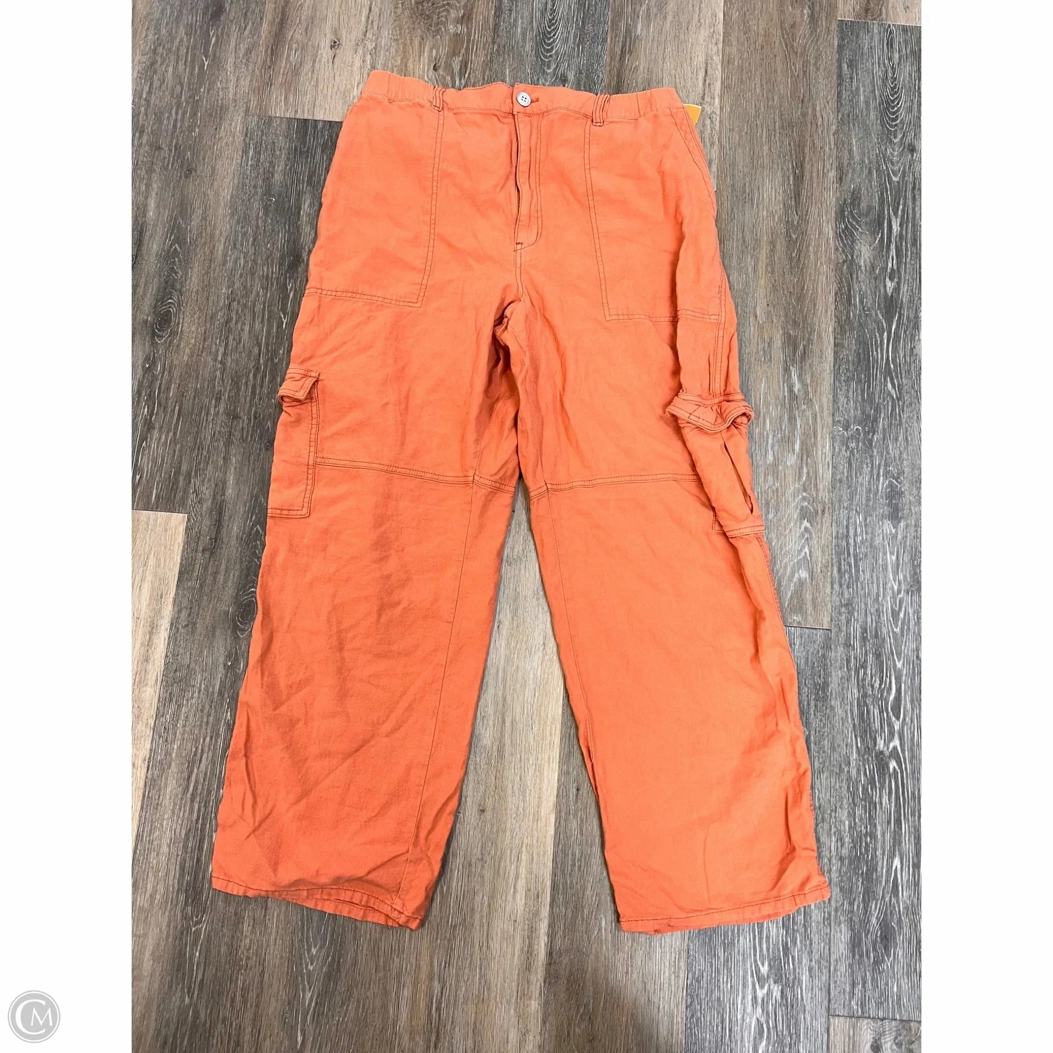 Pants Linen By Pilcro In Orange, Size: Xl Cozy Stretch Fit