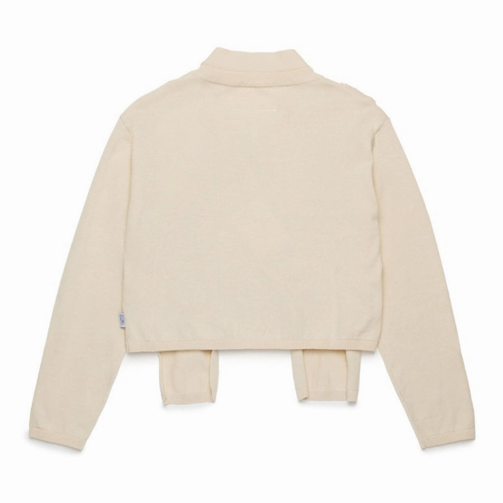 MM6 Kids Double Sleeves Cardigan Cold Outfit
