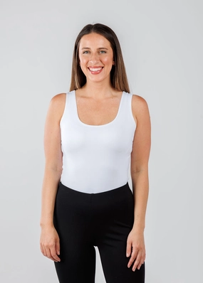 Breathable mesh The Classic Micro Tank - White