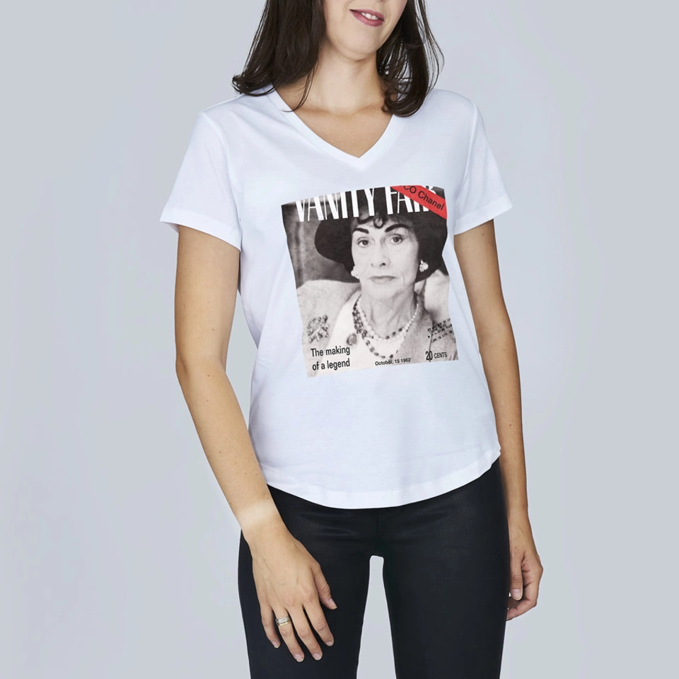 Workwear Ready Daytime Look The Viv T-Shirt - Chanel