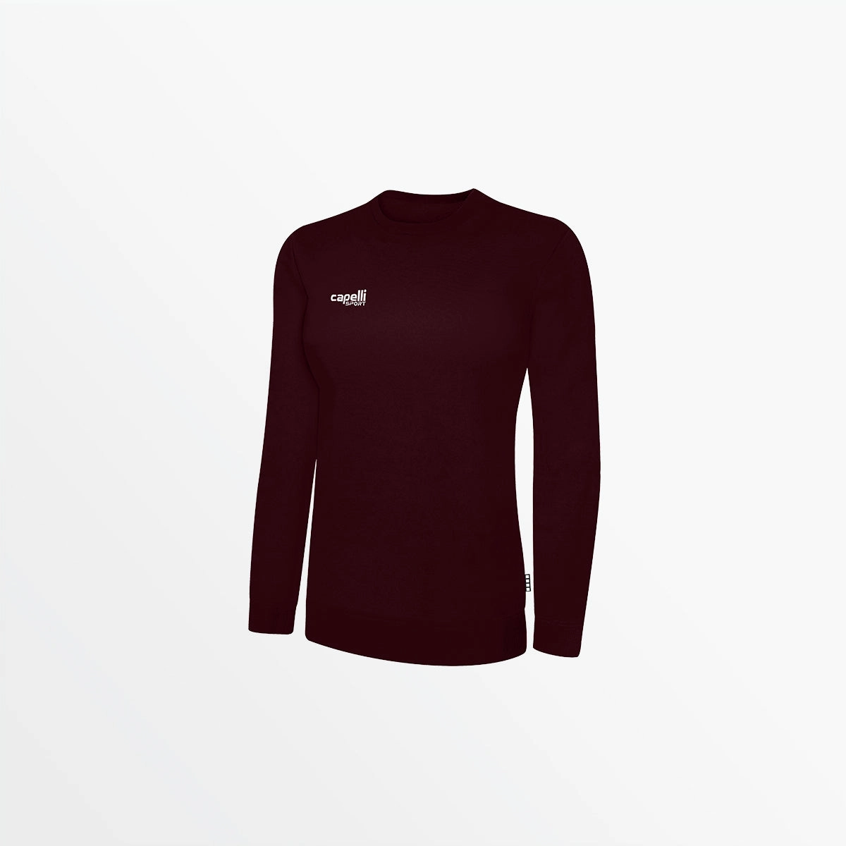 WOMEN'S BASICS FLEECE CREW NECK SWEATSHIRT FoamReinforcedCollar Thermal Regulation Technology