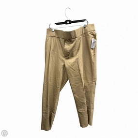 Feminine Cut Pants Dress By Catherines In Tan, Size: 4x