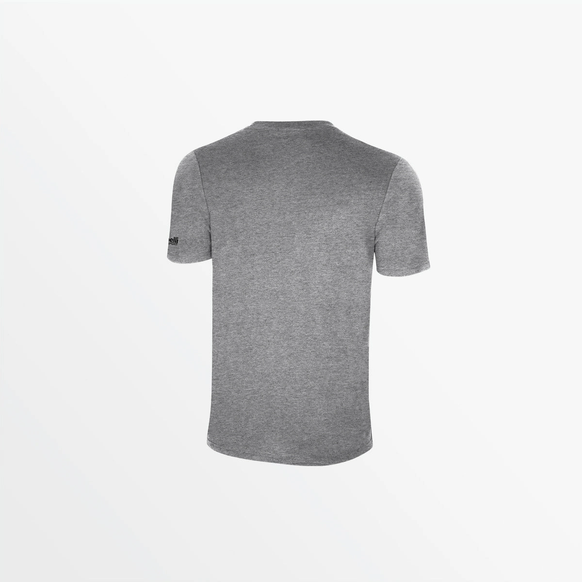 wrinkle free finish MEN'S BASICS TEE WITH SLEEVE LOGO