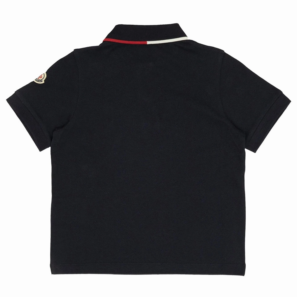 Asymmetrical hem Moncler Enfant Cotton Pique Polo Shirt