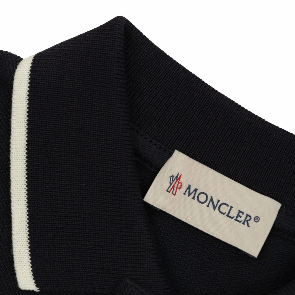 OdorResistant Coating Moncler Enfant Cotton Pique Polo Shirt