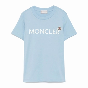 Abstract print regular but not boring Moncler Enfant Short Sleeve T-shirt