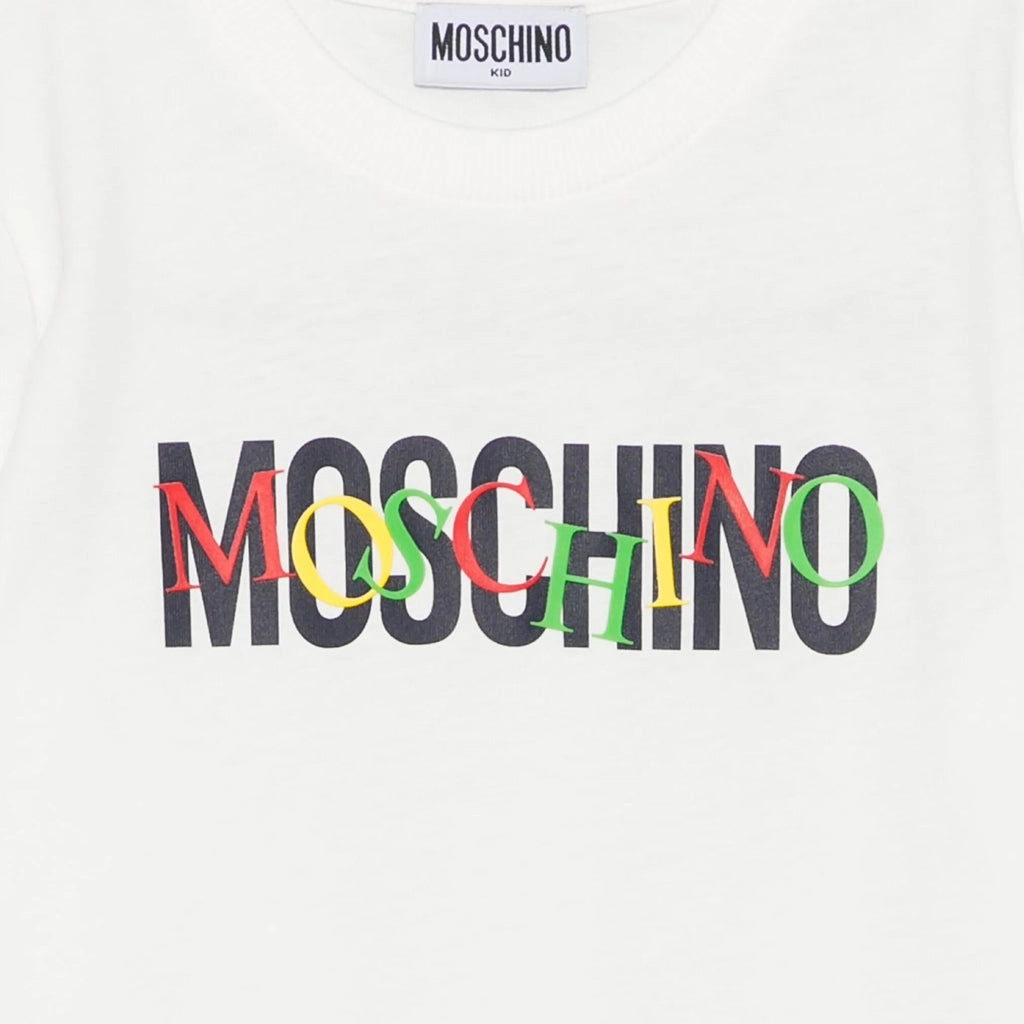 Moschino Kids Logo T-shirt Active Wear Soft Touch Fabric