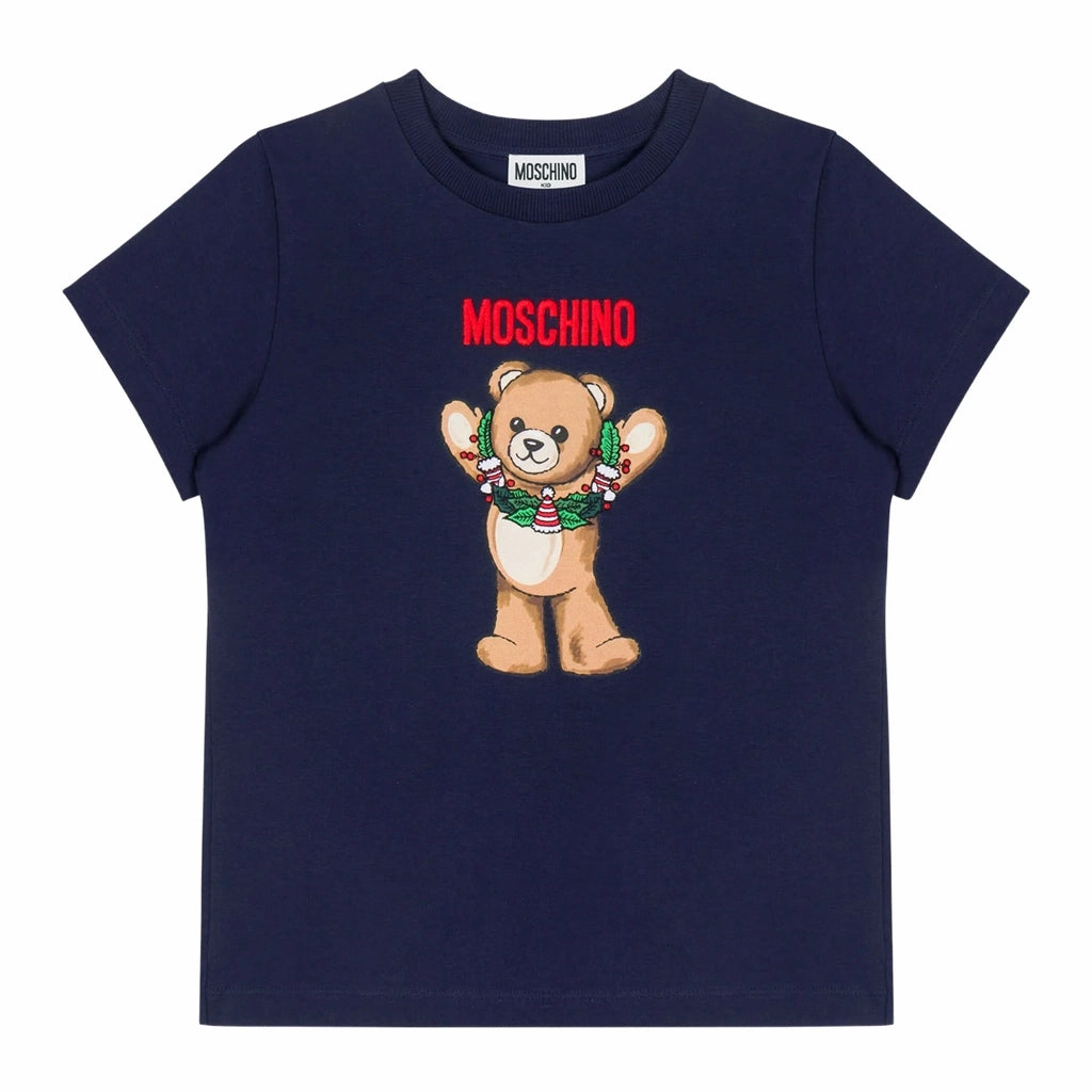 Moschino Kids Teddy Bear Print T-shirt Chic Casual Wear