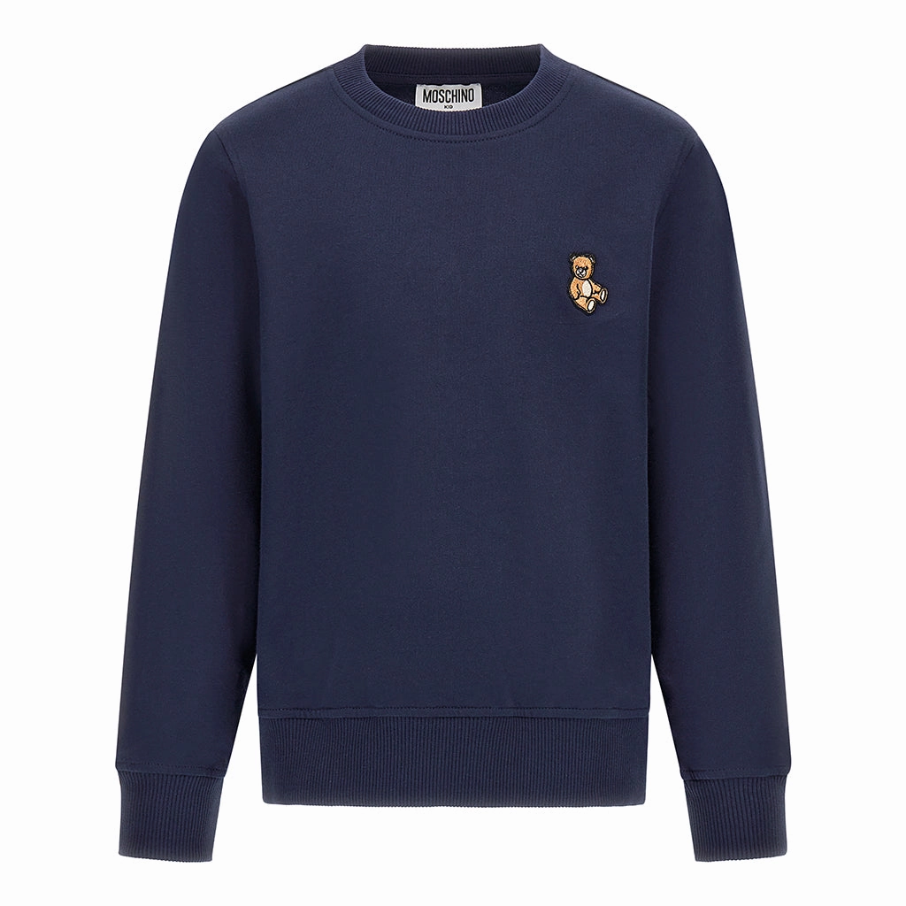 Abrasion Resistant Fabric Moschino Kids Teddy Bear Sweatshirt