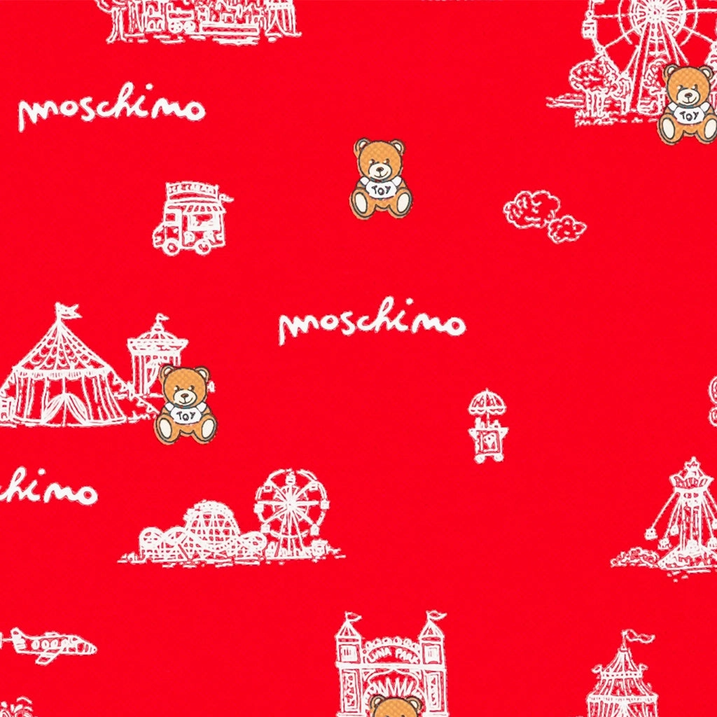 AntiBacterialTreatment Moschino Kids Teddy Graphic All-Over T-shirt