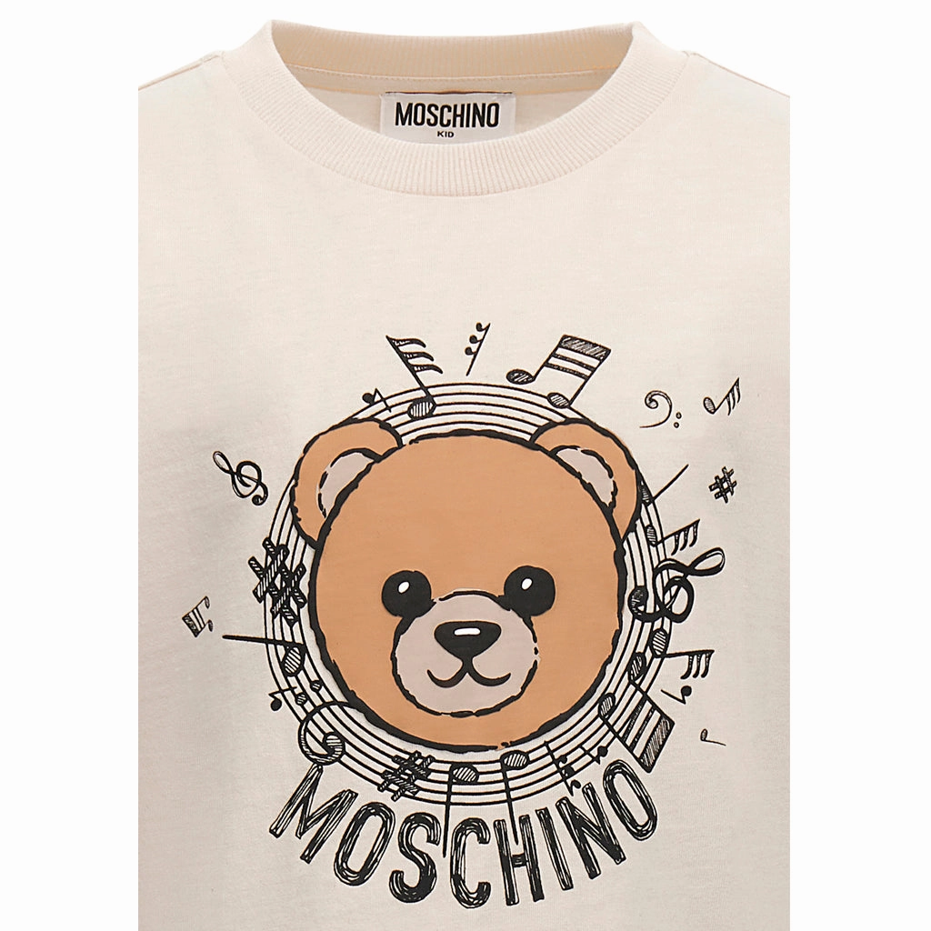 Moschino Kids Teddy Graphic Maxi T-shirt Breathable Look